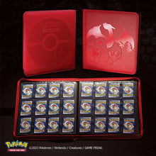 Cargar imagen en el visor de la galería, Carpeta Charizard 12-Pocket Zippered Pro Binder
