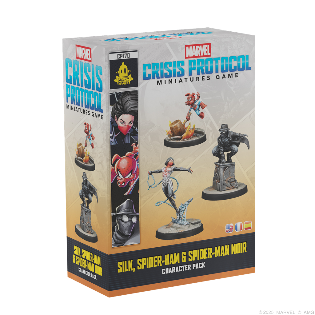 MARVEL CRISIS PROTOCOL - SILK, SPIDER-HAM & SPIDER-MAN NOIR  (PRE-VENTA)