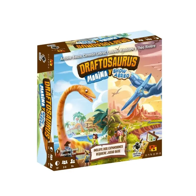 Draftosaurus: expansión marina y show aéreo