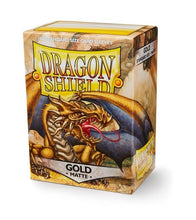 Cargar imagen en el visor de la galería, DS: MATTE Standard Sleeves (100) - Gold
