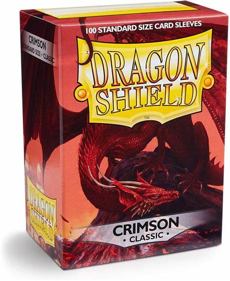 DS: CLASSIC Standard Sleeves (100) - Crimson