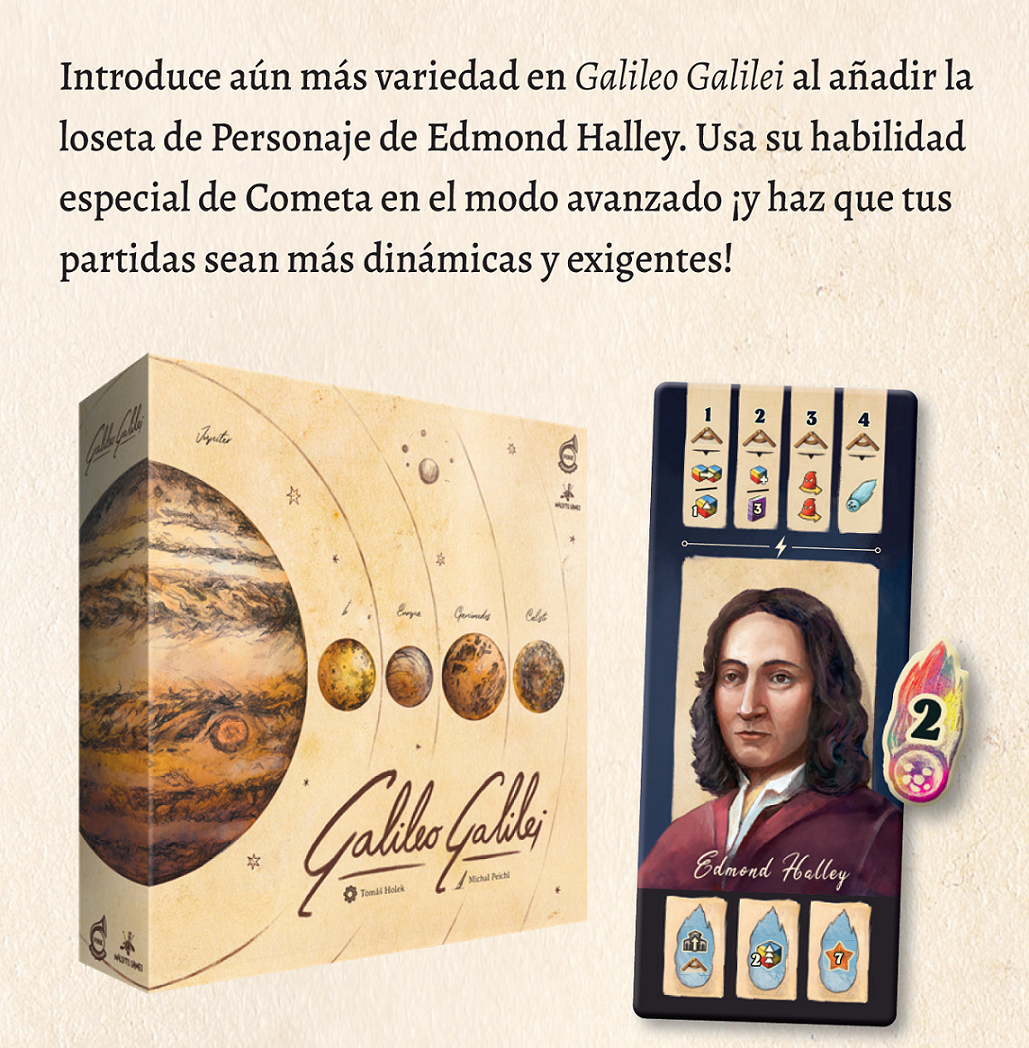 Galileo Galilei Promo Edmond Halley (Pre-venta)