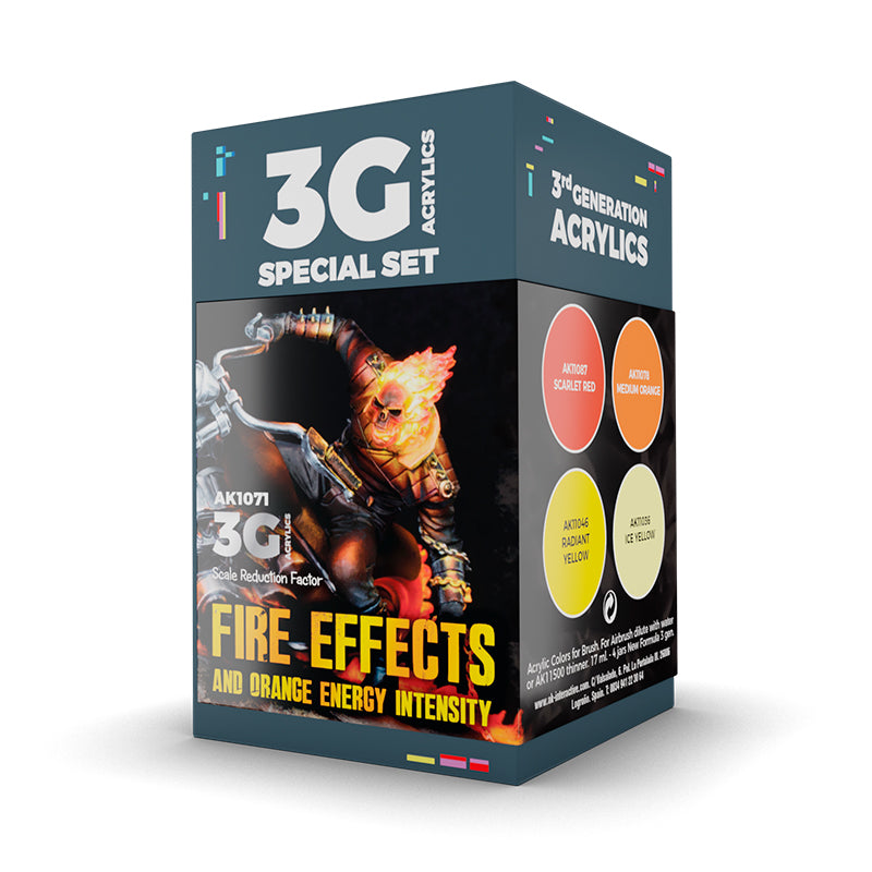 WARGAME COLOR SET. FIRE EFFECTS