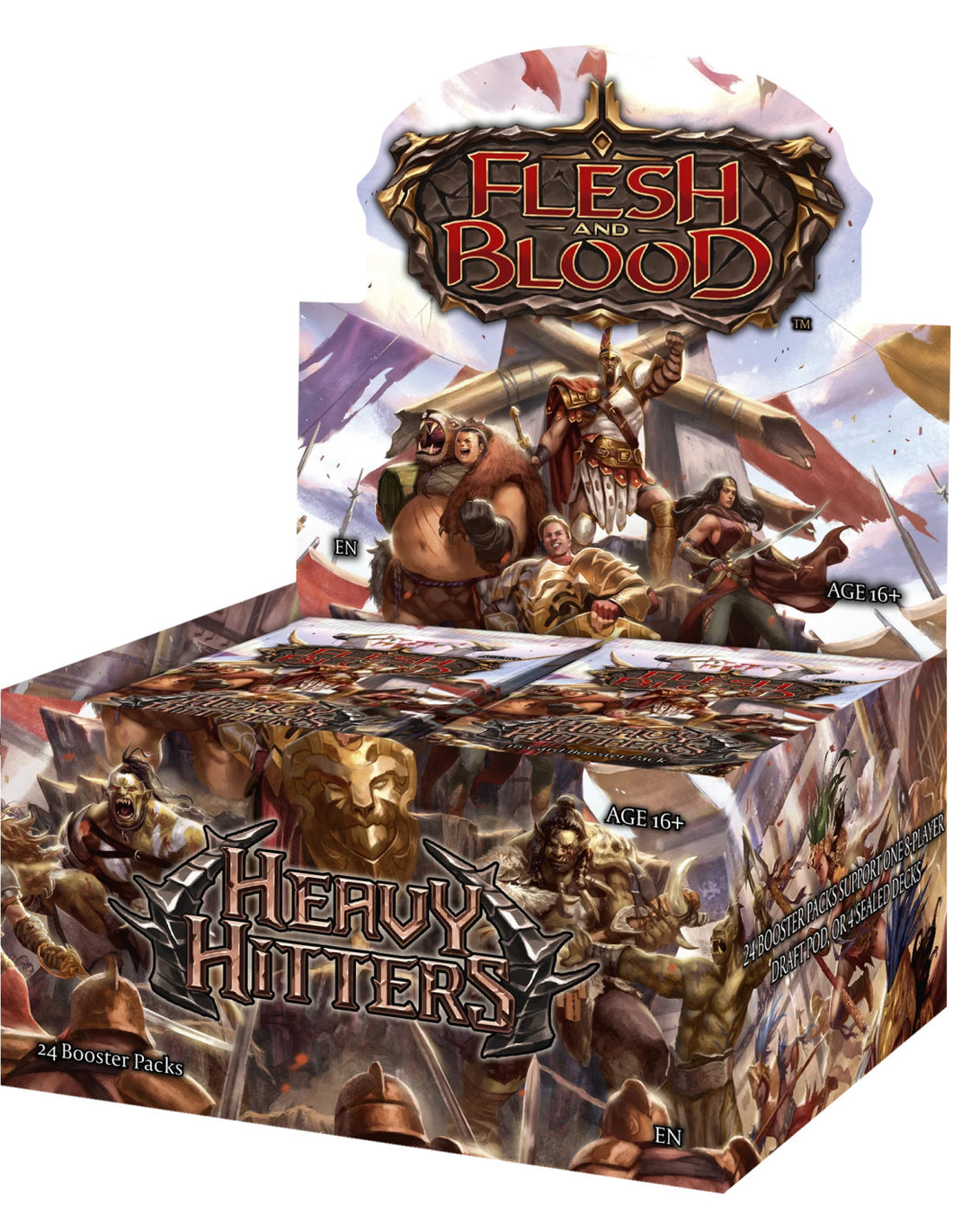 Flesh and Blood TCG: Heavy Hitters Booster Display