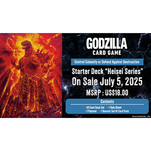 Godzilla Card Game: Heisei Series Starter Deck (Pre-venta)