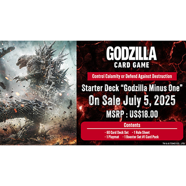 Godzilla Card Game: Godzilla Minus One Starter Deck (Pre-venta)