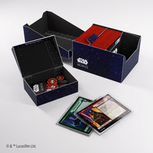 Cargar imagen en el visor de la galería, GAMEGENIC STAR WARS UNLIMITED TWIN SUN SOFT CRATE -CARD BACK BLUE
