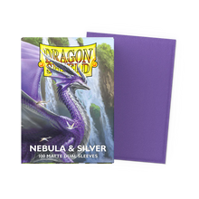 Cargar imagen en el visor de la galería, Dragon Shield Nebula &amp; Silver Standard matte dual sleeves (100)
