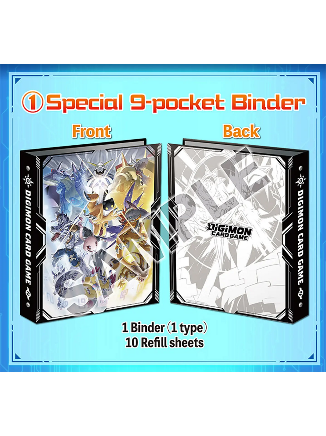 DIGIMON CARD GAME OMNIMON BINDER SET [PB-19]