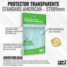 Cargar imagen en el visor de la galería, Protectores Top Deck Juegos de Mesa

