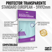 Cargar imagen en el visor de la galería, Protectores Top Deck Juegos de Mesa
