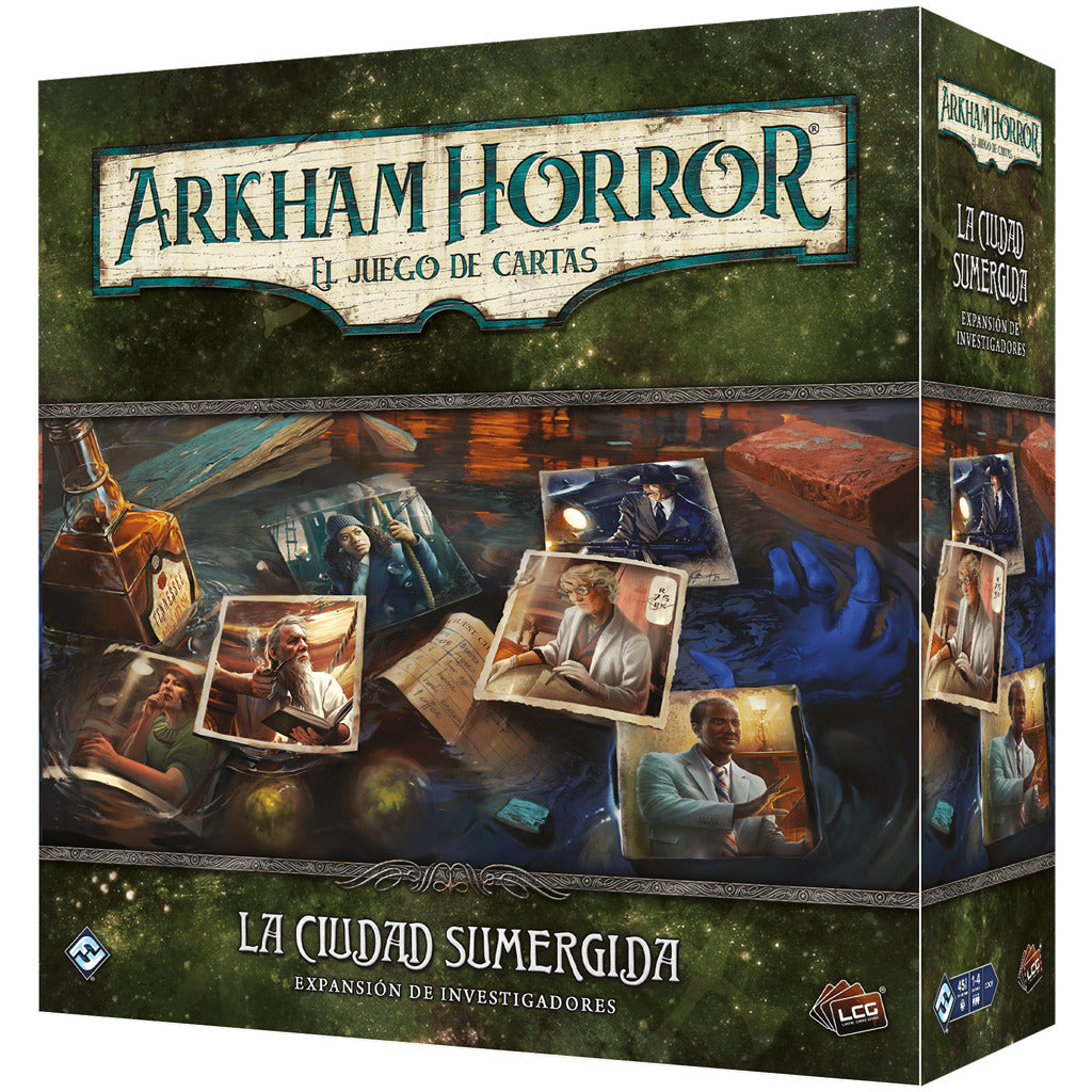 ARKHAM HORROR LCG - LA CIUDAD SUMERGIDA EXP. INVESTIGADORES (PRE-VENTA)