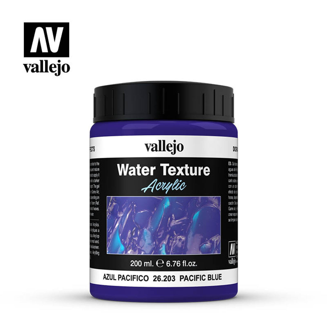 VALLEJO: WATER TEXTURE PACIFIC BLUE