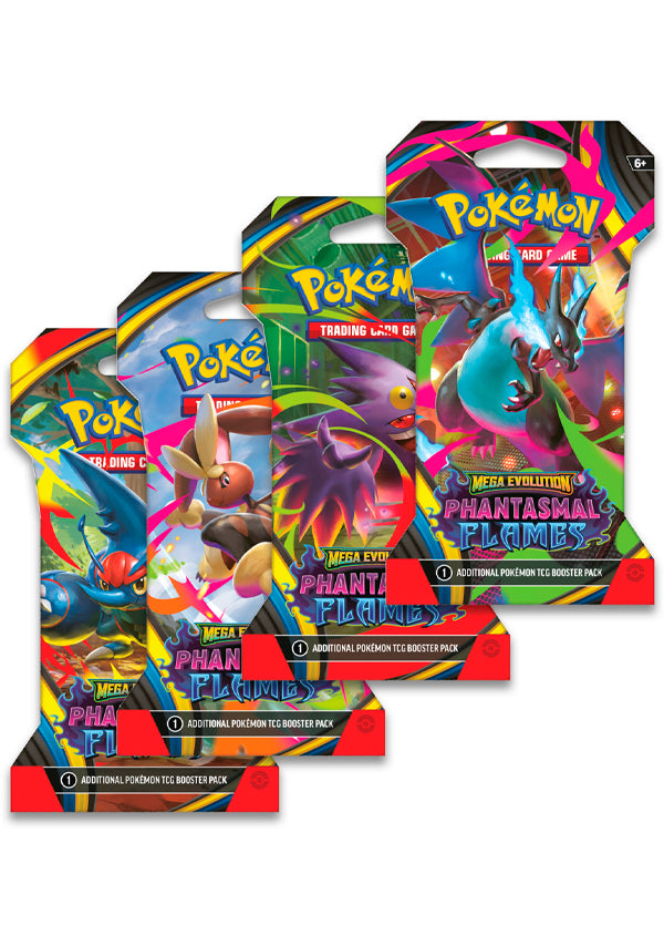 Sleeved Booster Mega Evolutions Phantasmal Flames (Pre-venta corta) (Inglés)