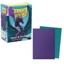 Cargar imagen en el visor de la galería, Dragon Shield Dual Matter Sleeves Soul &amp; Petrol
