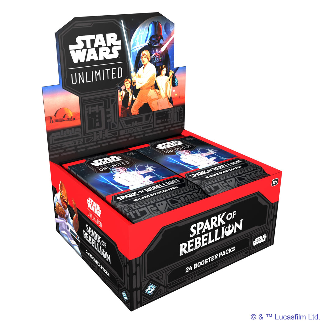 Star Wars Unlimited Spark of Rebellion Booster Display Español (Pre-venta)