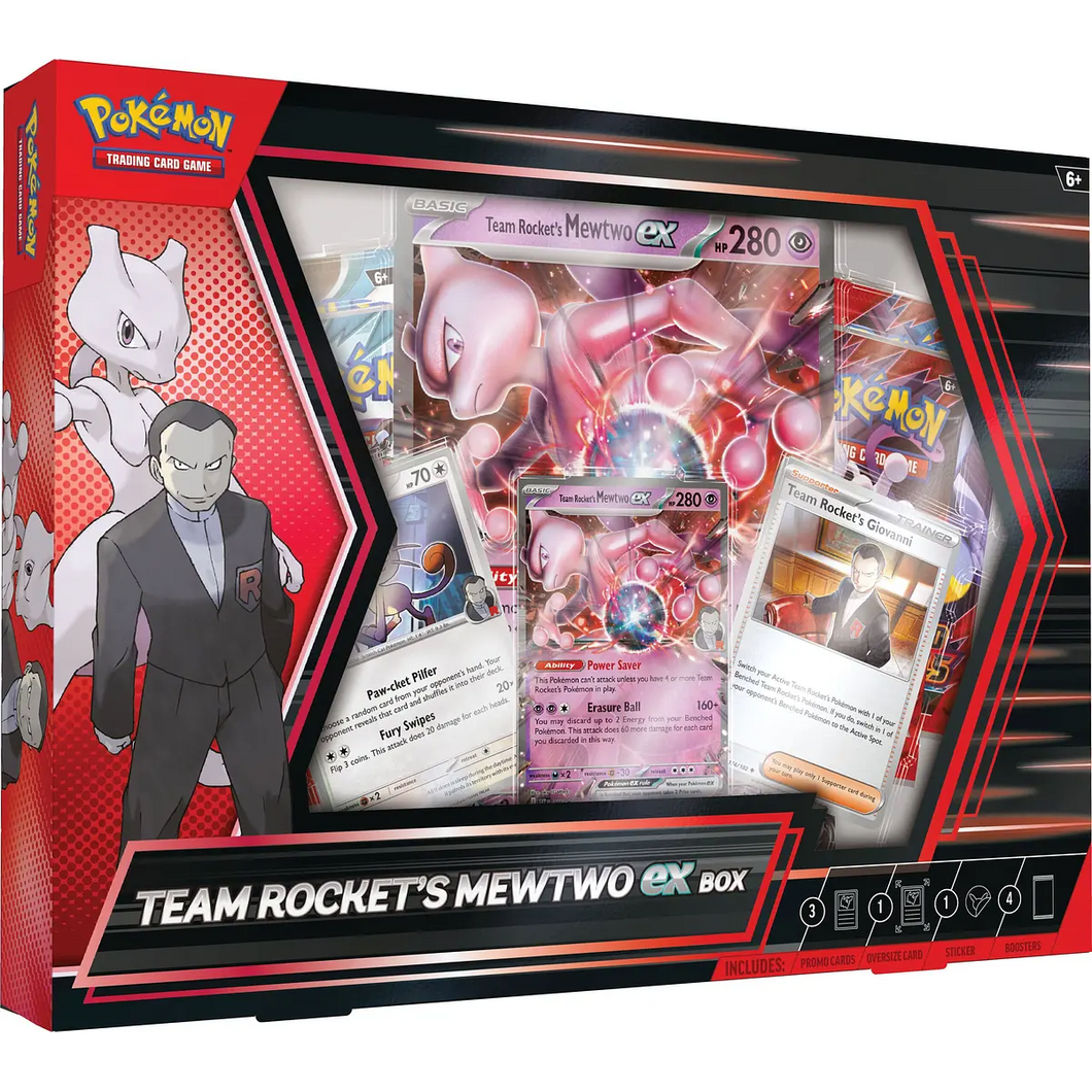 Team Rocket's Mewtwo ex Box (Inglés)