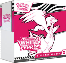 Cargar imagen en el visor de la galería, Scarlet &amp; Violet: White Flare/Black Bolt Elite Trainer Box (Inglés)
