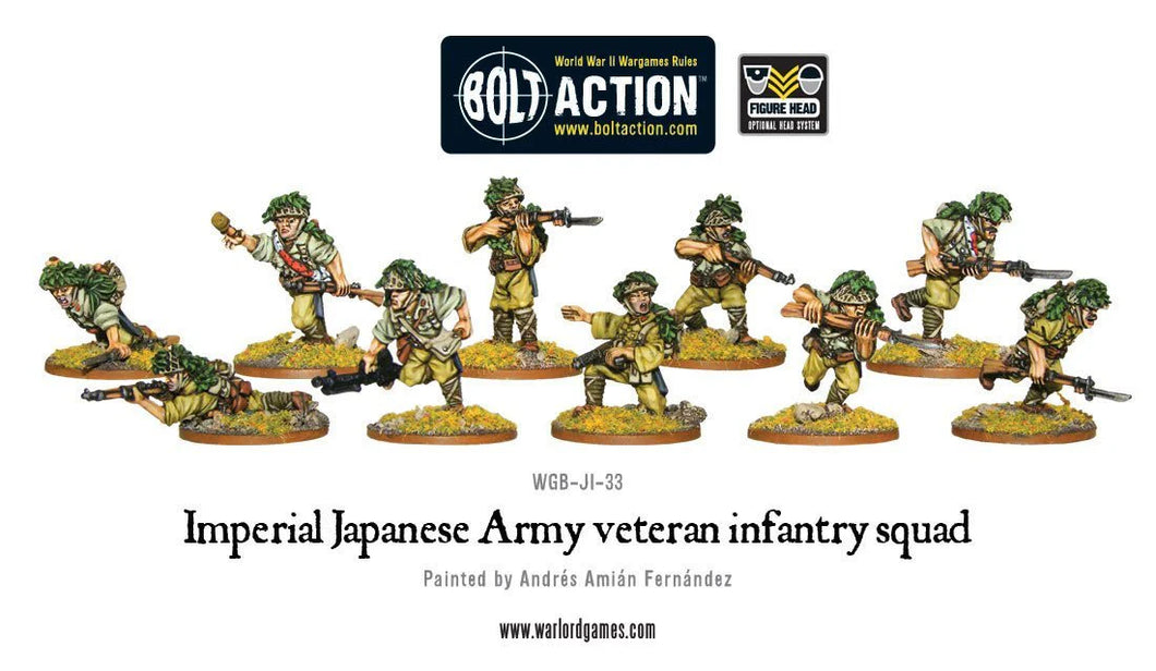 Bolt Action - Japanese Veteran Infantry Squad