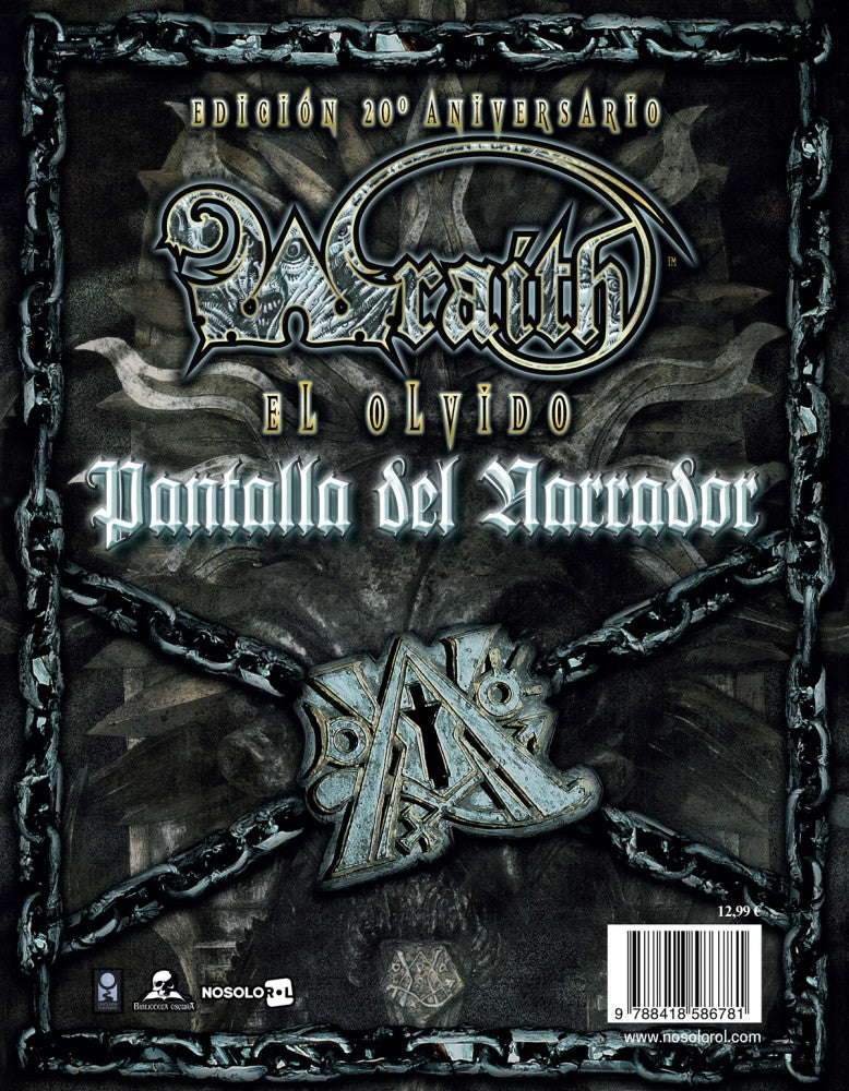 Wraith El Olvido 20° Aniversario:  Pantalla del Narrador