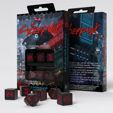 Cargar imagen en el visor de la galería, Cyberpunk Red Essential Dice Set (4D6 &amp; 2D10)
