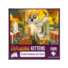 Cargar imagen en el visor de la galería, Puzzles Exploding Kittens 1000 piezas: Feline of Unusual Size
