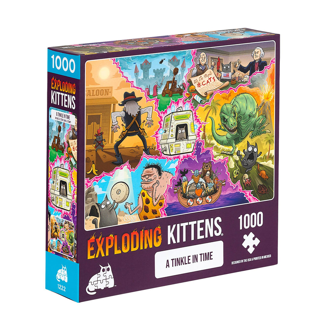 Puzzles Exploding Kittens 1000 piezas: A Tinkle in Time