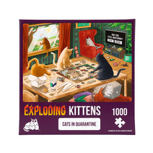 Cargar imagen en el visor de la galería, Puzzles Exploding Kittens 1000 piezas: Cats in Quarantine
