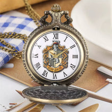 Cargar imagen en el visor de la galería, Reloj de bolsillo Harry Potter Hufflepuff
