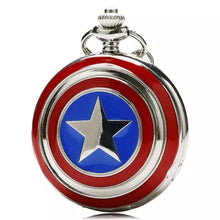 Cargar imagen en el visor de la galería, Reloj de bolsillo Capitán America
