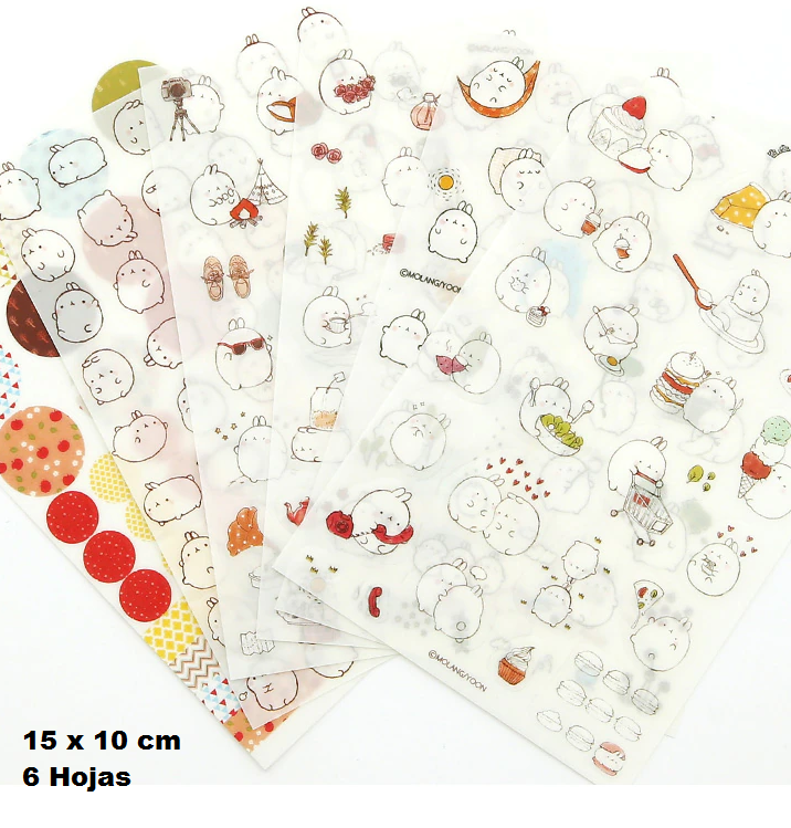 Set de Pegatinas Kawaii Variadas
