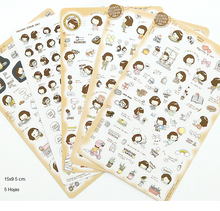 Cargar imagen en el visor de la galería, Set de Pegatinas Kawaii Variadas

