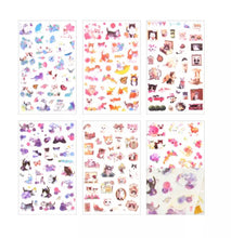 Cargar imagen en el visor de la galería, Set de Pegatinas Kawaii Variadas
