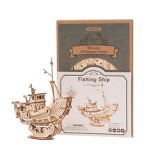 Cargar imagen en el visor de la galería, Mini 3D Puzzle Fishing Ship
