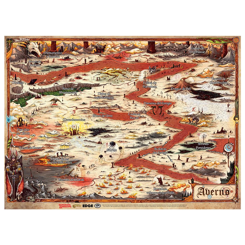 Dungeons & Dragons: Mapa de Averno