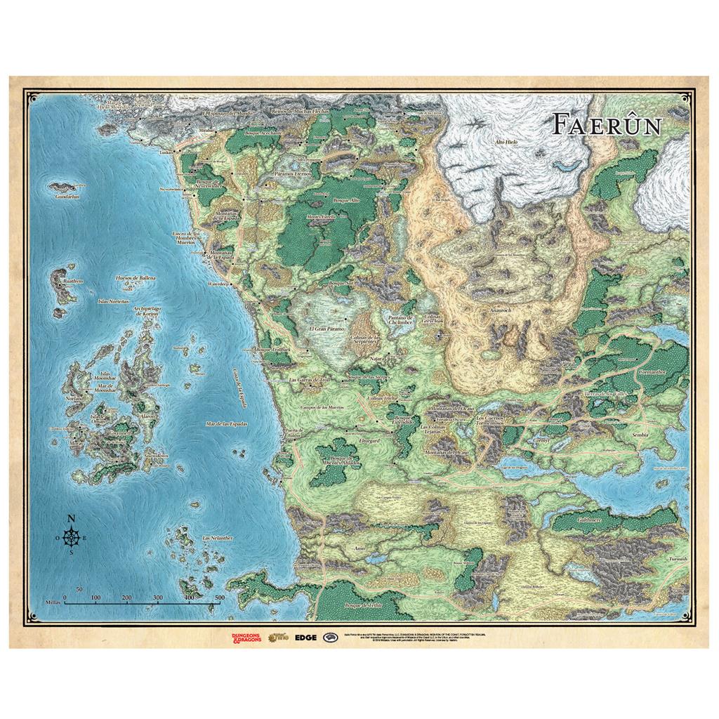Dungeons & Dragons: Mapa de Faerûn