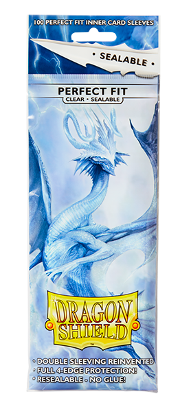 Dragon Shield Sleeves: Perfect Fit Sealable- Clear