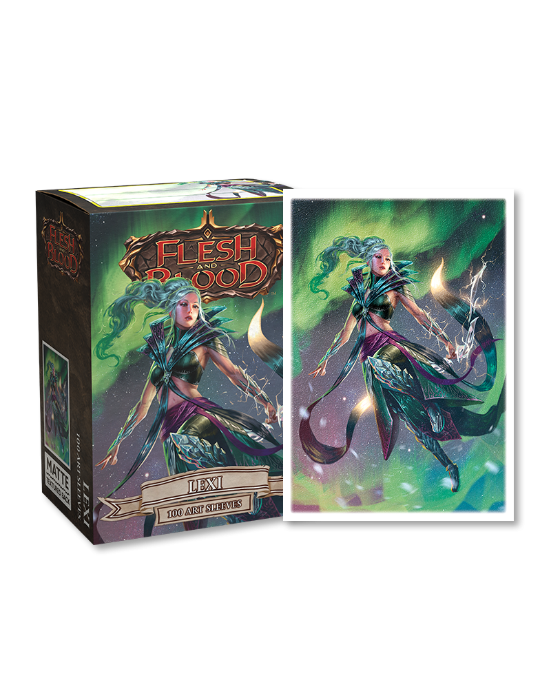 Dragon Shield Sleeves: Standard- Matte 'Flesh & Blood Lexi' Art (100)