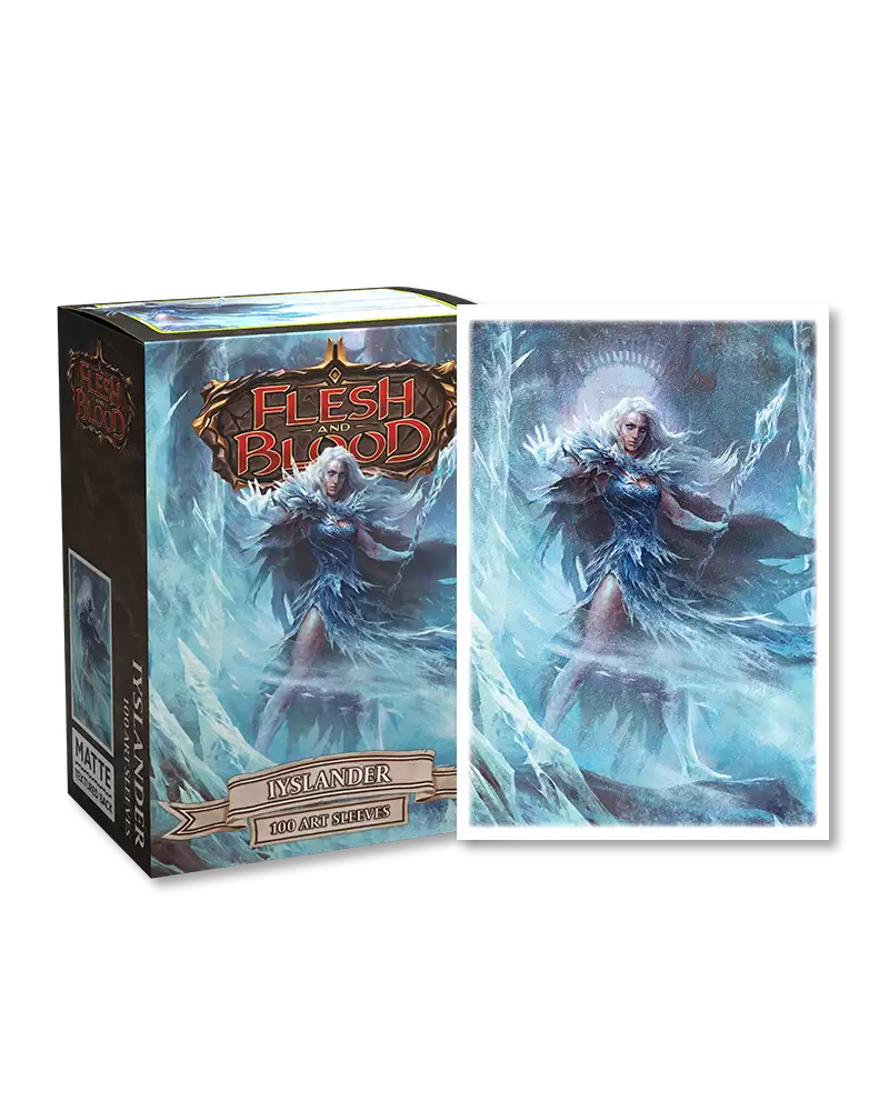 Dragon Shield Sleeves: Standard- Matte 'Flesh & Blood Iyslander' Art (100)