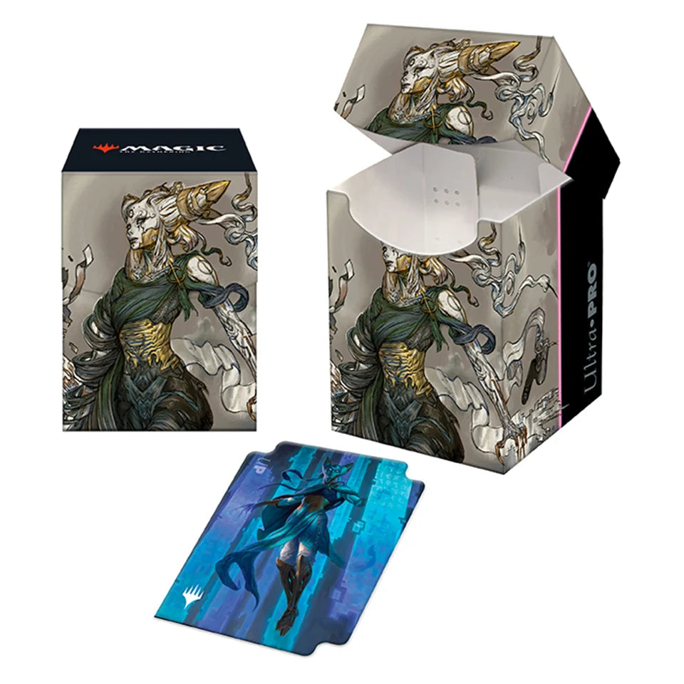 Deckbox: PRO 100+ MTG Kamigawa: Neon Dinasty - Tamiyo, Compleated Sage