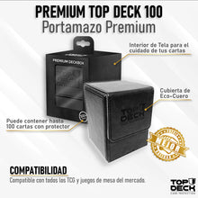 Cargar imagen en el visor de la galería, Portamazo Top Deck Cuero Negro 100+
