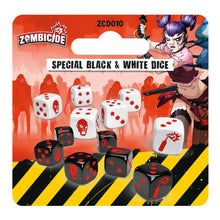Cargar imagen en el visor de la galería, Zombicide Segunda Edición Special Black &amp; White Dice
