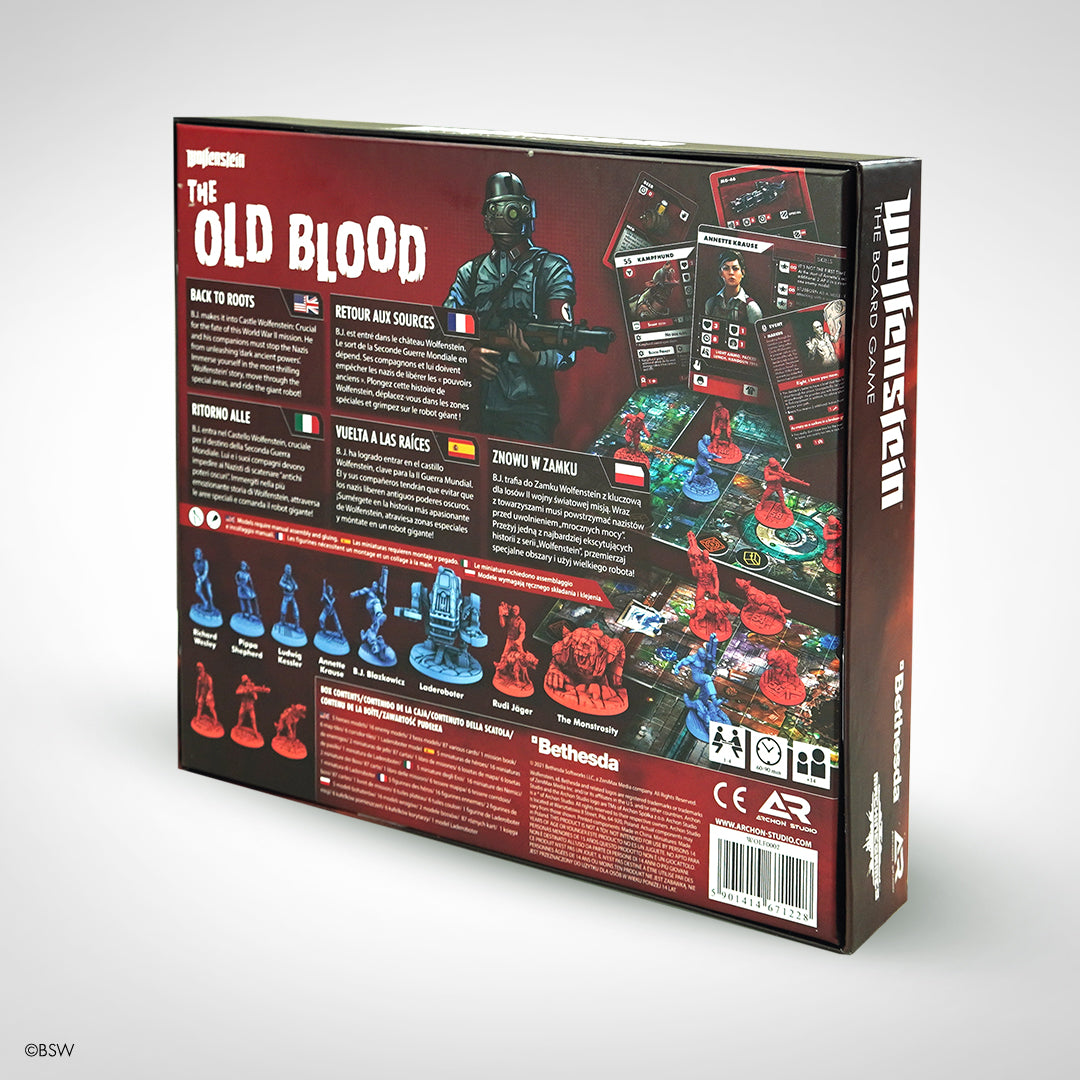 Wolfenstein el juego de tablero The Old Blood – Flexogames